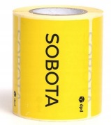 Etykieta samoprzylepna 300 szt. Sobota