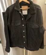 Kurtka jeansowa z futerkiem damska Denim rozmiar M
