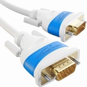 Kabel VGA KabelDirekt 3m Full HD 15-pin D-Sub VGA do VGA biały