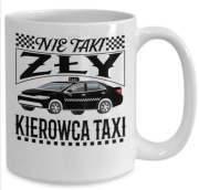 Smieszny prezent dla taksowkarza kubek dla kierowcy taxi uber bolt kierowcy