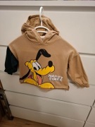 disney baby 98 cm brązowa bluza z kapturem pies pluto dziecięca dla chłopca