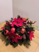 Stroik świąteczny, bożonarodzeniowy na cmentarz, grób G34