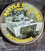 Half Dollar USA Vietnam War Battle of AP BAC 