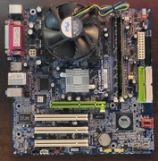 Gigabyte GA-8VM800M-775 + Celeron 3,06 GHz + 1 GB DDR400 RAM - jak P4