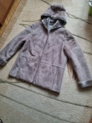 Prawie nie używany sztuczny kożuch damski 