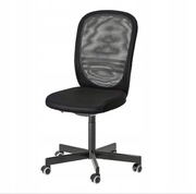 IKEA FLINTAN krzesło biurowe obrotowe fotel CZARNY