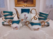 Serwis do kawy, prl Ćmielow Osty, vintage retro Meriell