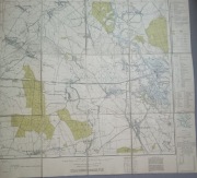 Zabytkowa mapa topograficzna miasto Koźle (Cosel) 1931 rok.