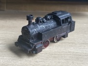 Opuszczona lokomotywa Piko parowóz 1:87 h0 bez silnika makieta diorama