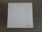 Panel wentylatora SYSTEM AWENTA śr.100 biały mat szkło 