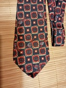 Krawat jedwab vintage moda męska