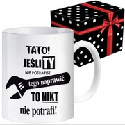 Kubek z nadrukiem DZIEŃ OJCA DZIEŃ TATY PREZENT TEŚCIA UPOMINEK TEŚCIU