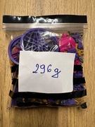 LEGO Mix kolor złoty srebrny fioletowy różowy 296g