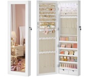 Wisząca szafka na biżuterię z lustrem