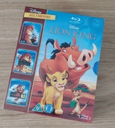 Disney Lion King Król lew 1-3 Blu Ray j. angielski Nowe 