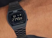 zegarek CASIO B640wb bransoleta Vintage 5bar 50m Data Alarm Stoper Minutnik