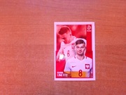 Naklejka Dumni z naszych nr 75 Panini Modena PZPN Biedronka 7,5 x 5cm