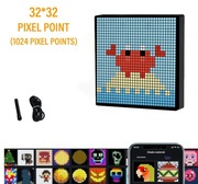 Pixel Art Lampa 32x32 LED Programowalna APP Animacje