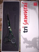 Metaliczne zielone nożyczki Tri Samurai 5,5".