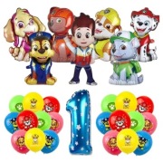 Psi Patrol Skye Zestaw Urodzinowy Balony Kids 1-9 lat