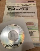 Windows 98 CD + certyfikat i kod aktywujący 