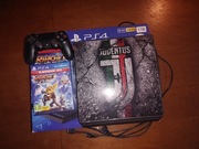 PS 4 slim 1 TB 1 pad i gra Ratchet and Clank