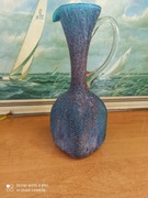 Ręcznie wykonany wazon / dzban ze szkła artystycznego – unikat