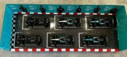 Zestaw 6 modeli Formuła 1 bolid samochodzik team Mercedes AMG Bburago model