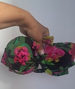 Biustonosz kąpielowy 32D/70D kwiaty