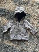 George bluza Myszka Miki 56-62 cm ocieplana bawełniana z kapturem na zamek