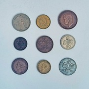 Zestaw monet - mix świat