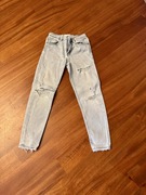 Jeansy z dziurami Zara 128cm