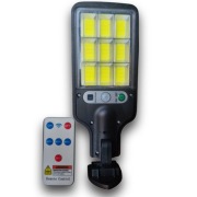 Lampa solarna 108 LED COB z czujnikiem ruchu + pilot