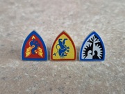 LEGO Tarcza Castle Zamek classic ptak Retro vinted 1990 unikat 