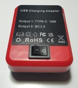 Adapter ładowarka USB powerbank do baterii akumulatora X20V Parkside