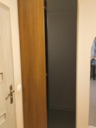 Szafa narożna wysokość 235 szerokość 80/80 .W dobrym stanie,wieszaki+półki 