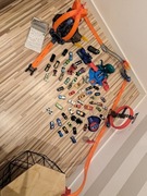 HOT WHEELS - Super Zestaw Torów, Auta i Pudełko Kolekcjonerskie