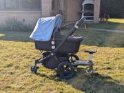 wózek Bugaboo Cameleon 3, czarny, niebieski, beżowy