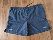 Umbro szorty męskie kąpielowe XXL granatowe w kratkę wiązane 