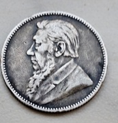 RPA 1 Szyling 1894 r Krugerr srebro patyna 