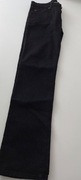 Spodnie jeansy damskie Jessi prosta nogawka 30/34 czarne 