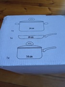 NOWE! ZESTAW GARNKÓW AMBITION 20105 DAJAR/ ROSE GOLD - WSZYSTKIE KUCHENKI 