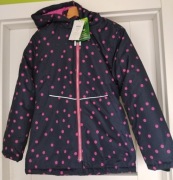 Puchowa  kurteczka  dla dziewczynki