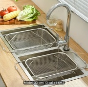 Rozszerzalne Sitko Durszlak Kosz Cedzak  33 cm 