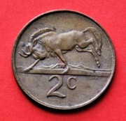 2  Centy    1983  r  -  Republika Południowej Afryki    