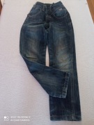 Spodnie chłopięce jeansowe 122-128.