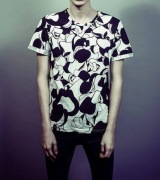 T-shirt w czarno białe jabłka rozm. S