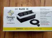 Kombibox Design Light listwa zasilająca do mebli