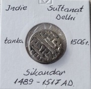 Indie Sułtanat Delhi Tanka Sikandar A.D. 1506