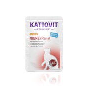 Kattovit NIERE/Renal mit Huhn-kurczak 85g karma mokra dla kota